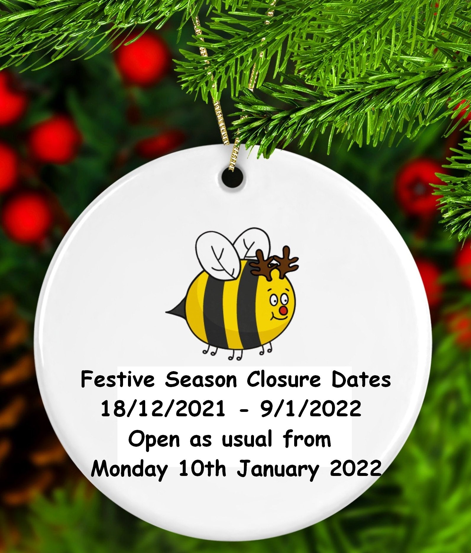 Xmas dates 2021
