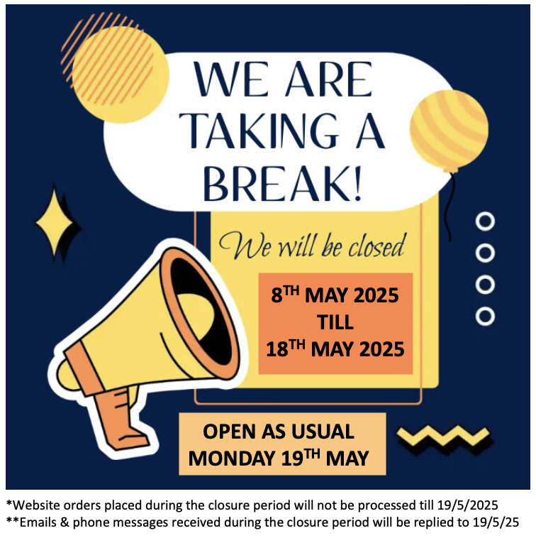 MAYY 2025 SHOP CLOSURE
